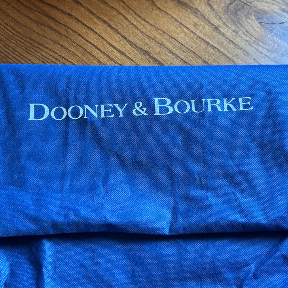 Dooney & Bourke Black Florentine Medium Mail Leather Satchel - Picture 7 of 7